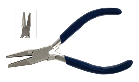 PMC Supplies Wire-Bending Crimping Pliers – Jewelry Making, Stainless Steel, Blue Handle, India-920530
