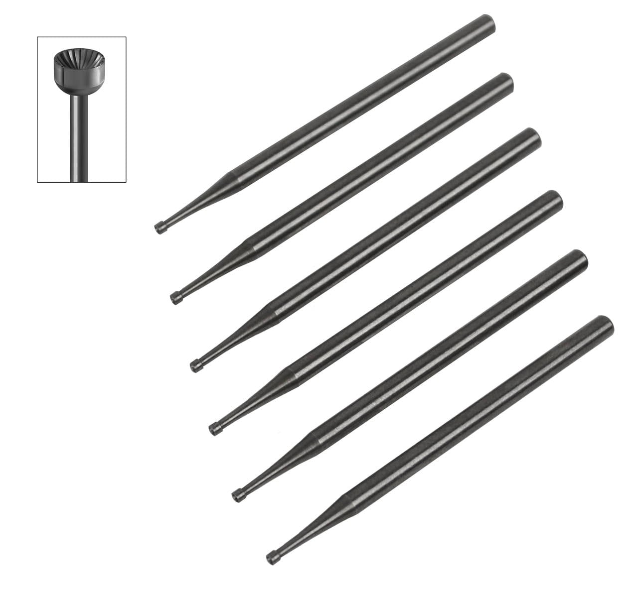 Pack of 6 Vanadium Steel Cup Burs 1.20 MM Jewelry Making Wax Detailers ...