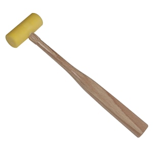 1&quot; Yellow Nylon Hammer With Oval Handle