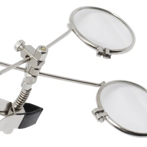 Double Glass Loupe 7.5X Jewelry Making Watchmaking Repair Gemstone Diamond Inspection Tool - INSP-0023