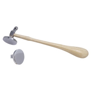 2&quot; Flat Face German-Style Chasing Hammer - HAM-0098