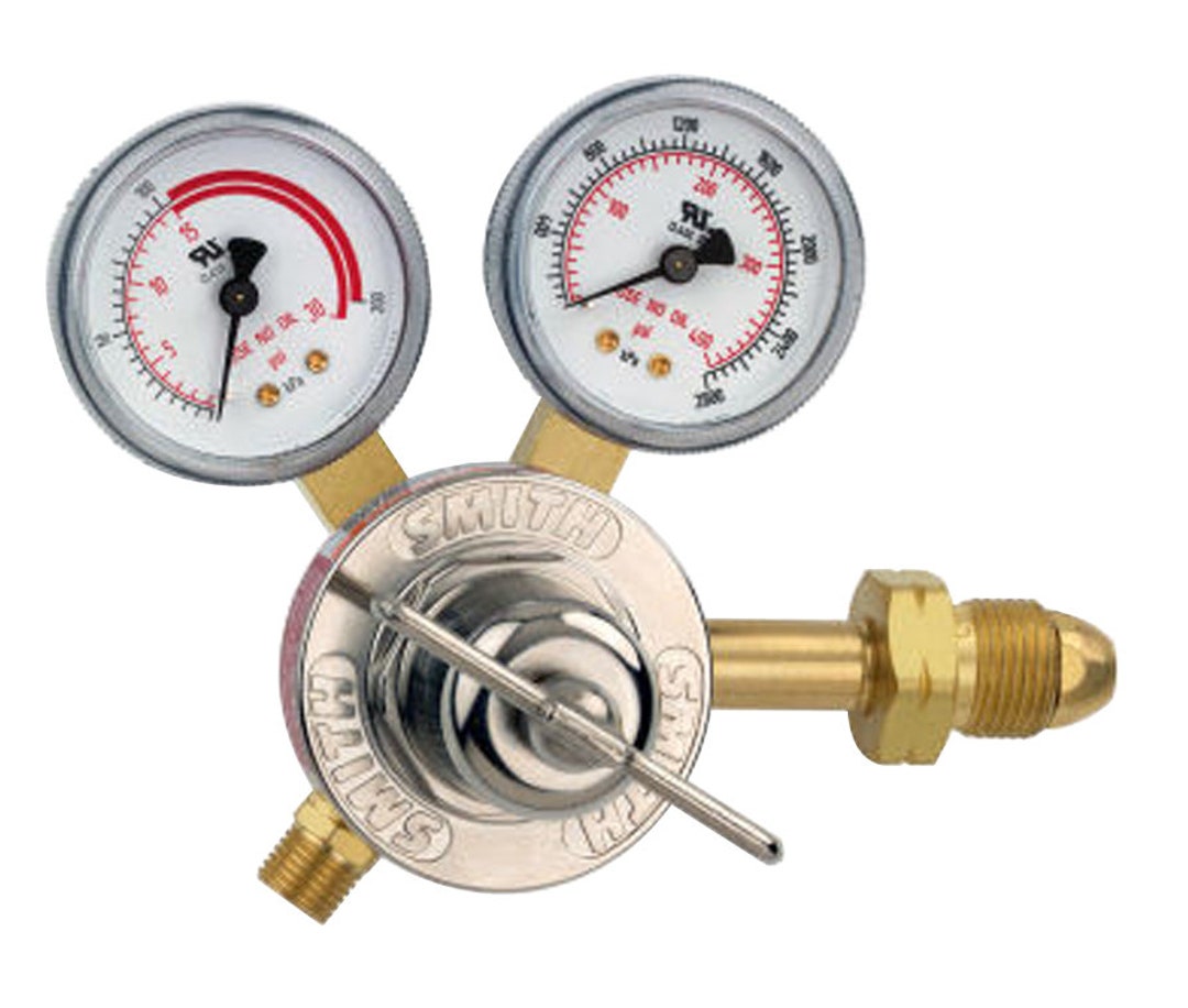 Smith® Acetylene Two Stage Regulator for Large Internal Threads Model