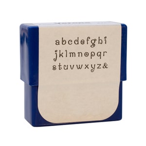 Verona Alphabet Stamp Set - 2 MM Lower Case Metal Marking Stamping Jewelry Tool - PUN-730.00
