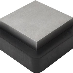 3&quot; Steel 4&quot; Rubber Combo Jewelry Making Metal Forming Bench Block - FORM-0113