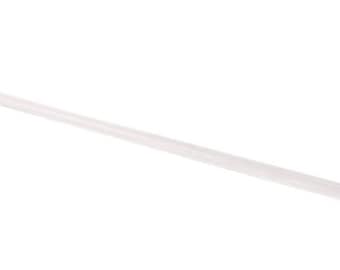 13/32" x 15-3/4" White Quartz Glass Stir Rod for Precious Metal Casting and Gold Refining