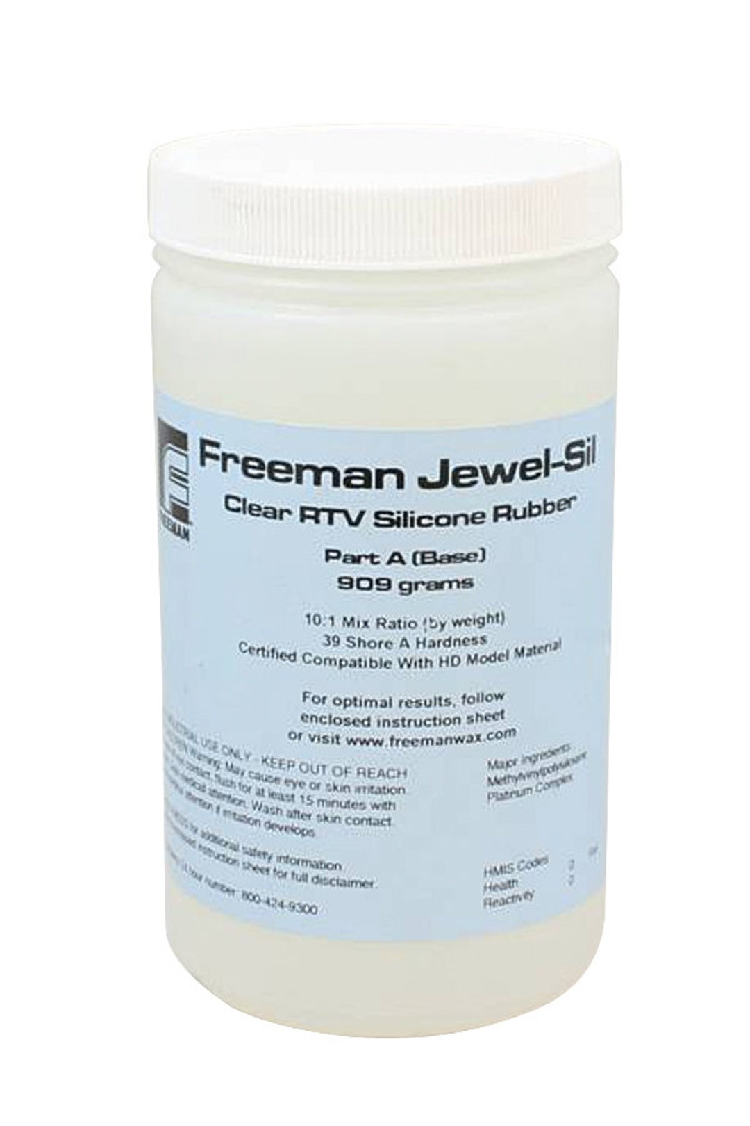 2.2 Lbs of 2-part Freeman Clear RTV Silicone Rubber Kit Jewelry Making Mold  Making Kit CAS-560.02 -  Hong Kong