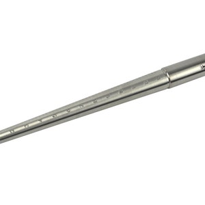 10&quot; Ungrooved Solid Aluminum Ring Stick Mandrel Sizes 1-13 Jewelry Measuring Tool - MEAS-0027