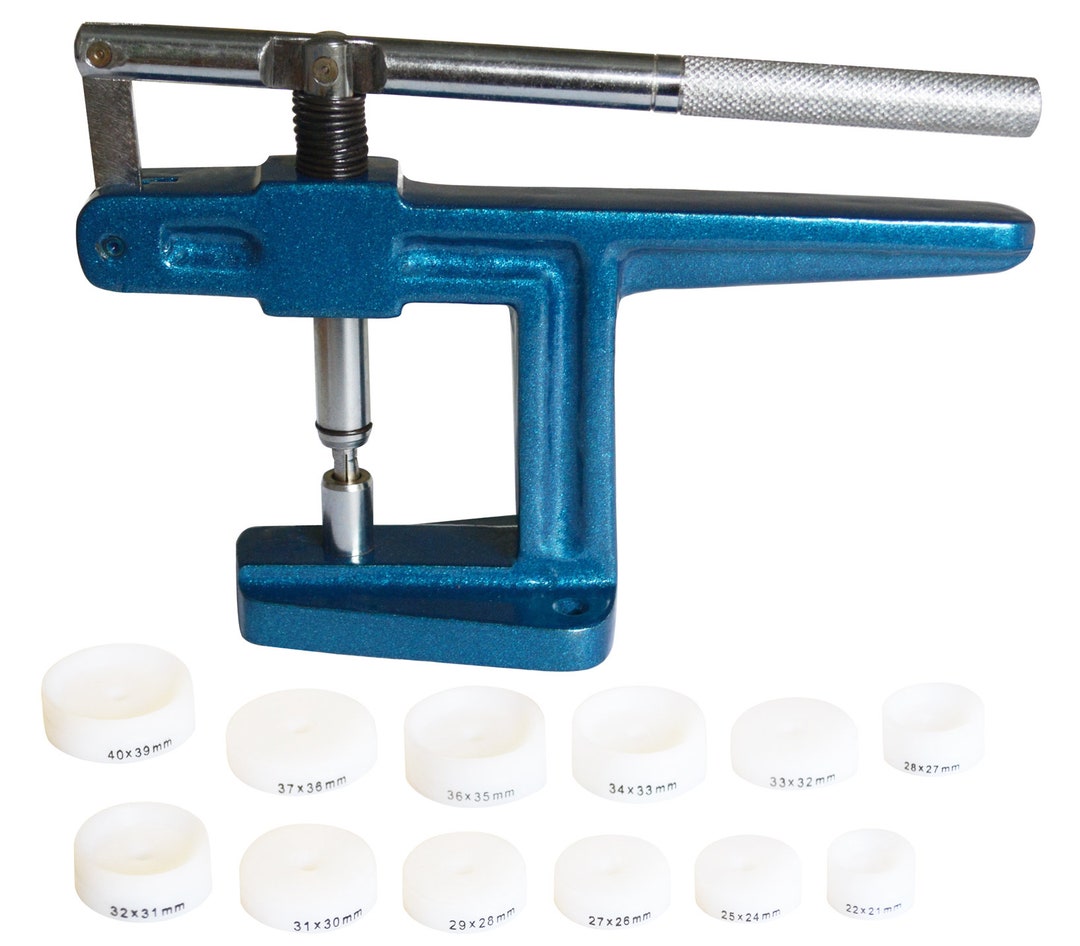 Watch Closing Press Set With 12 Nylon Dies Watchmaking Repair Tool WAT