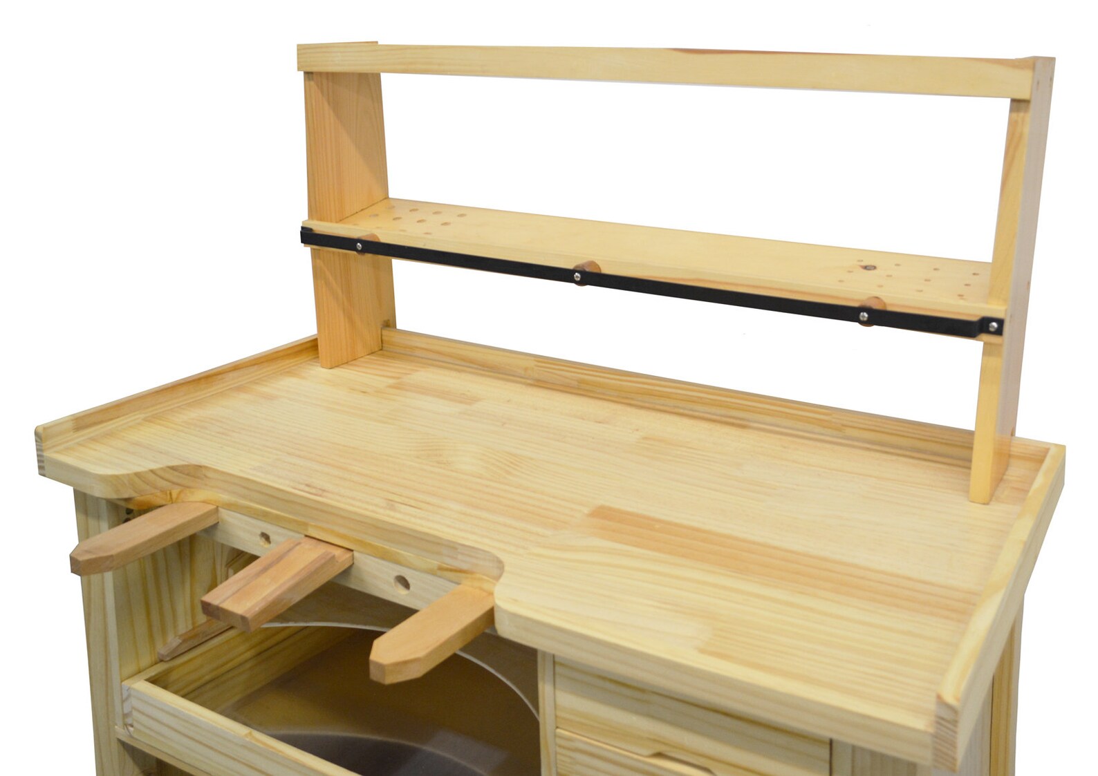 Deluxe Solid Wooden Jewelers Bench Set With Mountable Storage Etsy