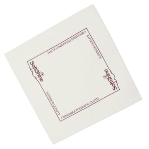 5&quot; x 5&quot; Non-Treated Gold Crystal Silver Metal Jewelry Polishing Softshine Cloth - POL-807.04