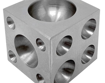 1.5 "Stalen Dapping Doming Block Sieraden Maken Metaalvormen Vormgeven Buigen Kraal Tool FORM-0254