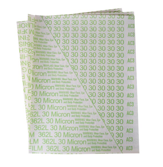 3M Wet Dry Polishing Papers – 30 Micron (400 Grit) – 10 Pack – Green