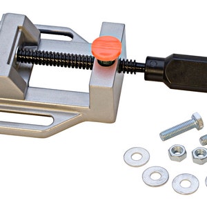 9-1/2&quot; x 4-1/2&quot; Aluminium Benchtop Drill Press Jaw Vise Jewelry Making Holding Tool