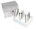 12-Piece Panther Cylinder Cross-Cut Bur Set Sizes 0.60 to 2.50 MM Jewelry Making Tools - 77.2140 