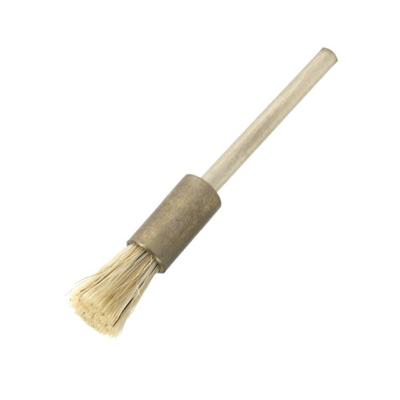 HAMMER MAN Brass Bristle Brush for Cleaning Shining Texturing and