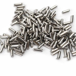1 Kg 1.5 MM Flat Pins Burnishing Polishing Tumbling Stainless Steel Jeweler&#39;s Vibratory Tumbler Stainless Steel Media 2.2 Lbs
