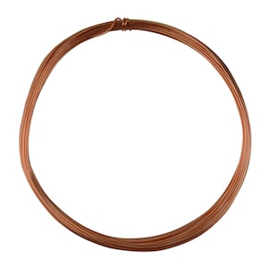 10' Round Dead Soft Copper Wire - 12 Gauge