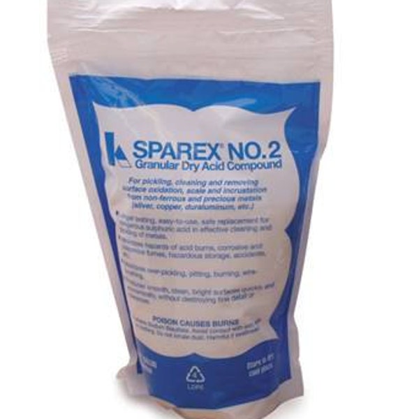 2.5 Lbs. of Sparex No. 2 Granular Dry Jewelers Pickling Compound for Soldering Jewelry Cleaning Oxidation Gold Silver Copper