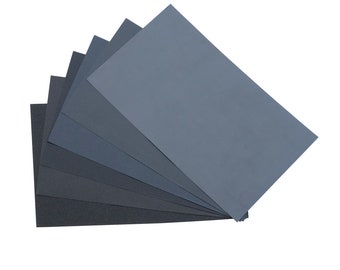Zona Paper Six Sheet Assortment 3M Micro Graded Wet/dry Polishing Paper 