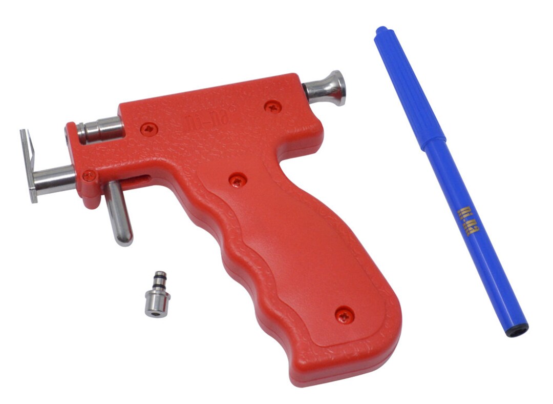 Ear Piercing Instrument Gun Kit With Marker Jewelry Ear