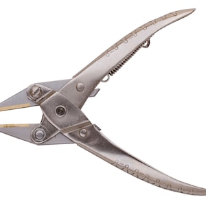 5-1/2&quot; Flache Parallelzange mit flachen Messing-Kiefern