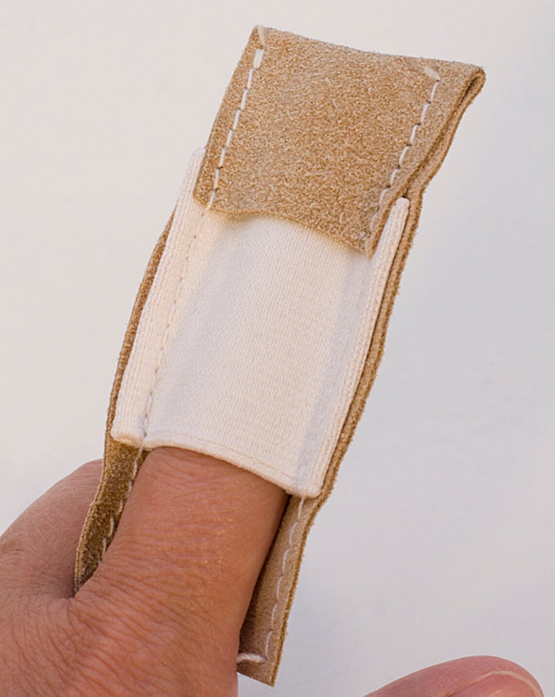 Package of 10 Leather Finger Guards Jewelry Making Metal Etsy