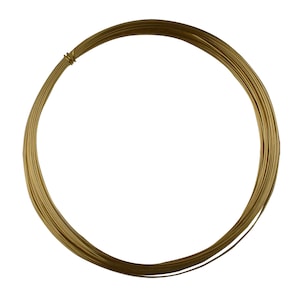 25&#39; Round Dead Soft Red Brass Wire 22 Gauge Jewelry Making Craft Wire - WIR-640.22