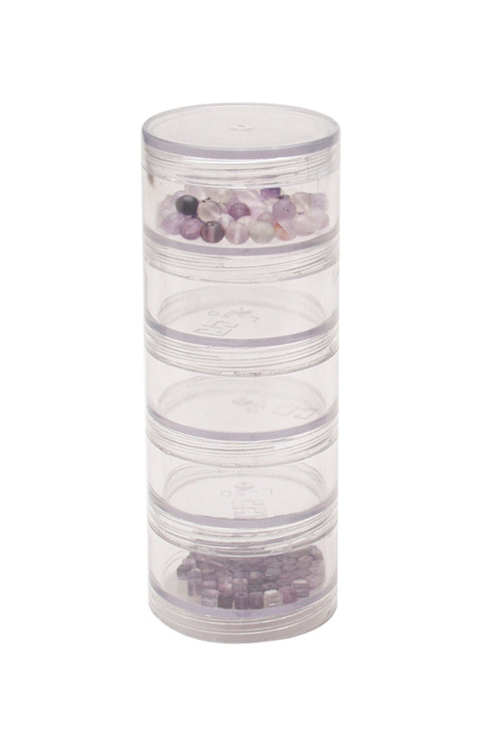 Round Bead Storage Containers 