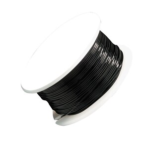 24 Gauge Black Artistic Wire Spool 20 Yards Jewelry Making Tool - BDC-806.02