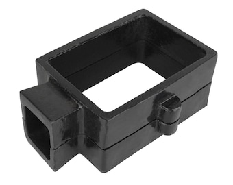 2-Piece Cast Iron Flask Mold Frame for Sand Casting Jewelry Making Metal Casting Tool - CAST-0088
