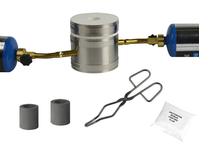 Basic Mini Propane Kwik Kiln Furnace Set Ii For Fast Melting Of Precious Metal Gold Silver Copper Scrap Jewelry Forge Kit 0037