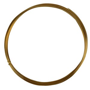 25&#39; Round Dead Soft Red Brass Wire 21 Gauge Jewelry Making Craft Wire - WIR-640.21