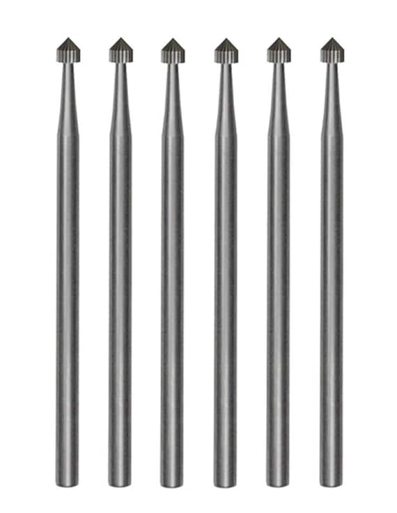 【key】SILVER SACKBUT トランプセット 6 Pack of Steel Setting Burs 2.50 MM W/ 3/32