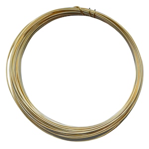 25&#39; Round Dead Soft Red Brass Wire 18 Gauge Jewelry Making Craft Wire - WIR-640.18
