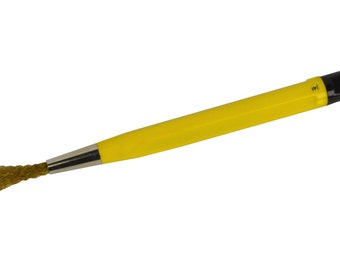 Pluma de estilo cepillo rasguño con latón cerdas joyería de la arcilla del Metal precioso limpieza herramienta - BRUS-0029