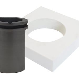 100 Oz Deluxe QuikMelt Topper Kit with Flange Crucible Jewelry Making Furnace Metal Melting Kiln Tools - FUR-0149
