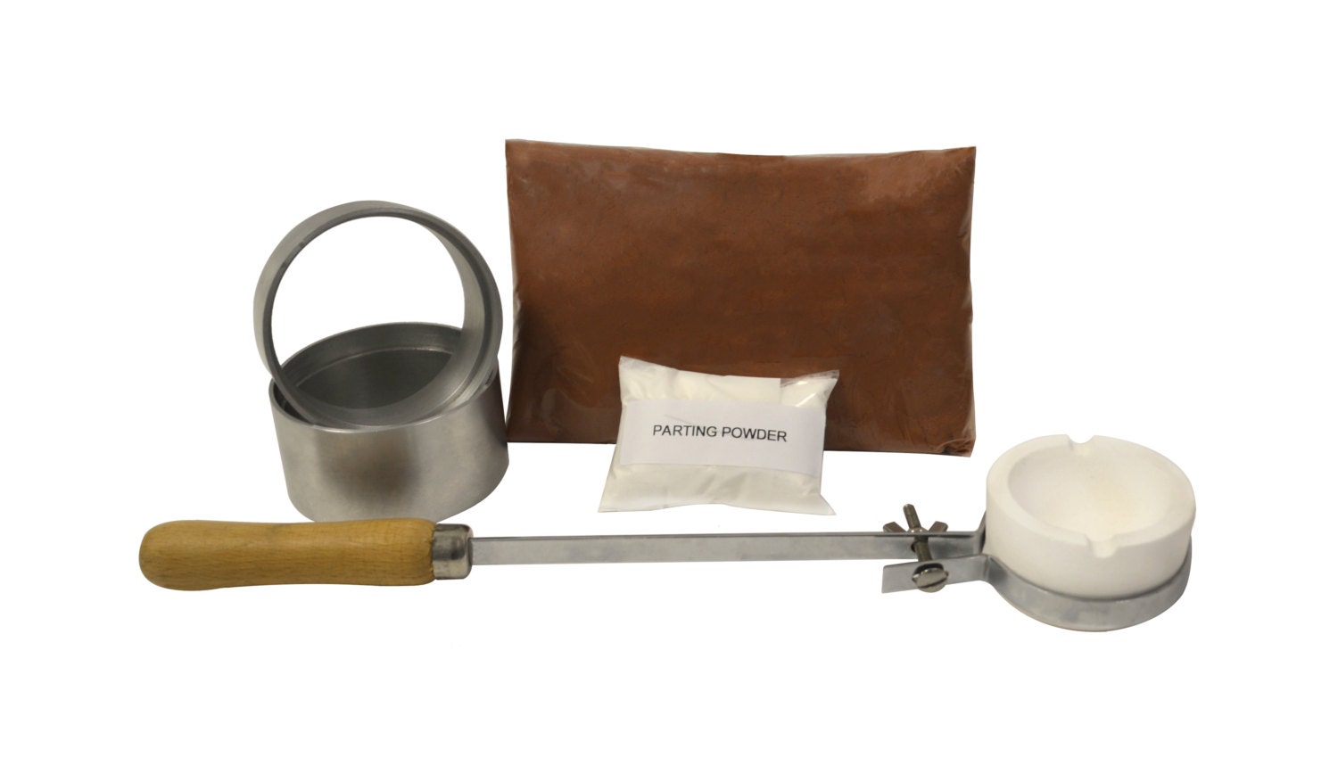 Sand Casting Set with 10 Lbs of Petrobond Sand Casting Clay, 100 MM Mold  Frame, Cast Iron Flask, & Heat-Resistant Gloves, KIT-0143