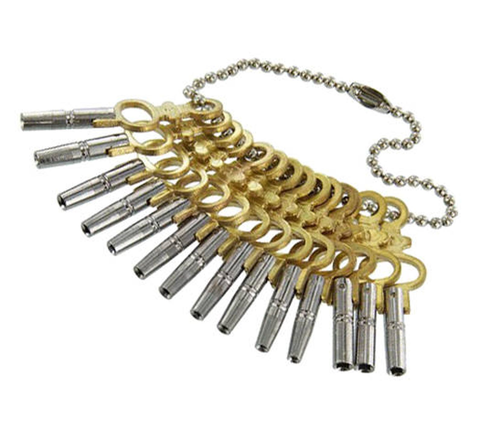 Set of 14 Pocket Watch Winding Keys Sizes 00 to 12 Watchmaking Etsy