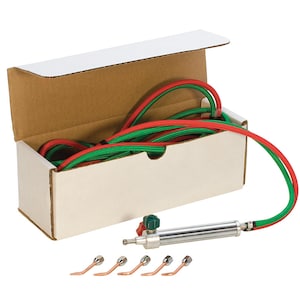 Soldering Jewelry Torch Kit with 5 Tips Oxygen/Propane Melting Cast Gold Silver Brazing Crafts - SOL-205.10