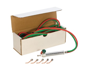 Kit de soplete de joyería de soldadura con 5 puntas de fusión de oxígeno/propano Artesanías de soldadura de oro y plata - SOL-205.10