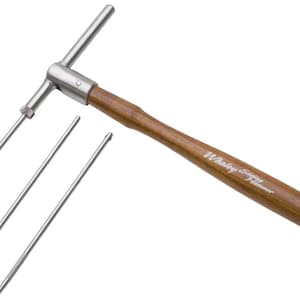 Whaley Sliding Hammer Jewelry Making Metal Forming Punching Riveting Stone Setting Texturing Chasing Repoussé Metalsmith Tool - HAM-101.00