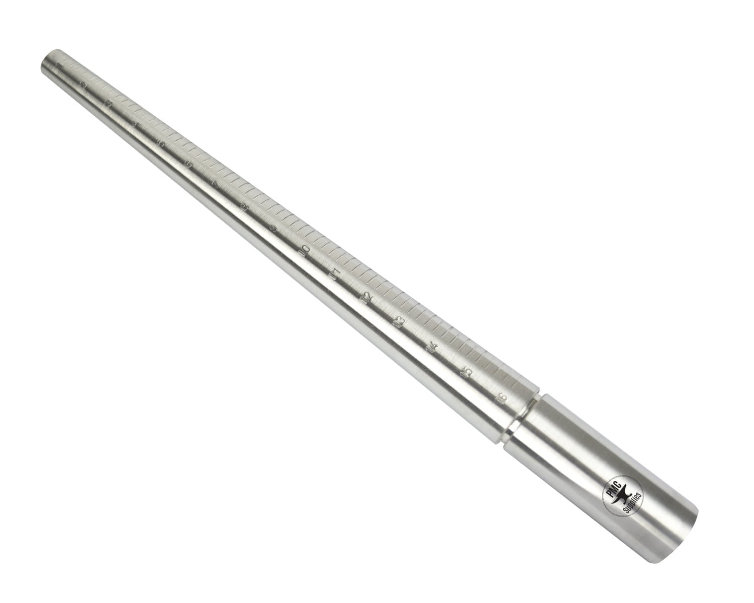 Solid Steel Ring Sizer Stick Mandrel Engraved UK Sizes A-Z & 1-6 Incl 1/2  Sizes 