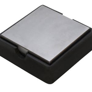 4&quot; x 4&quot; Steel Rubber Reversible Bench Block Jewelry Repair Making Stamping Metal Forming Flattening Chasing Dapping Surface - DAP-545.00