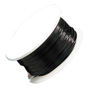 22 Gauge Black Artistic Wire Spool 15 Yards Jewelry Making Tool