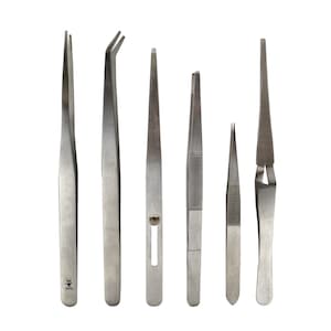 6-Piece Tweezer Set Jewelry Tool - TWEZ-0053