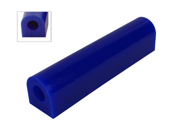 Wax Ring Tube Blue Extra Large Flat Side Medium-Hard Carvable Jewelry Ring Making Lost Wax Casting (FS-7)