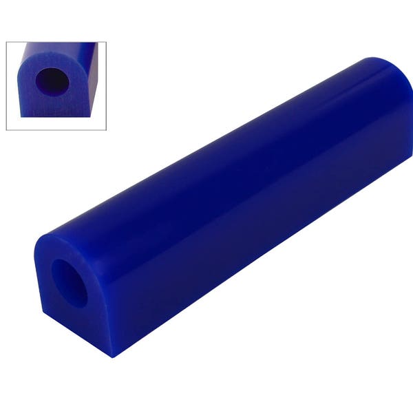 Wax Ring Tube Blue Extra Large Flat Side Medium-Hard Carvable Jewelry Ring Making Lost Wax Casting (FS-7)