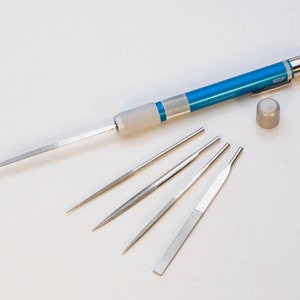 6-Piece Pocket Diamond Needle File Set Jewelry Making Carving Cutting Filing - FIL-673.00