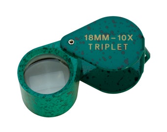 Lemtools 10X Loupe Jewelry Triplet Diamond Jewel Gem Eye Loupe Jeweler