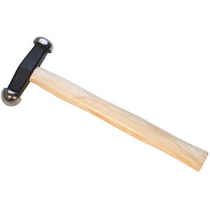 4-1/4&quot; Domed/Rounded Embossing Repoussé Hammer Jewelry Making Metal Forming Tool - HAM-235.15